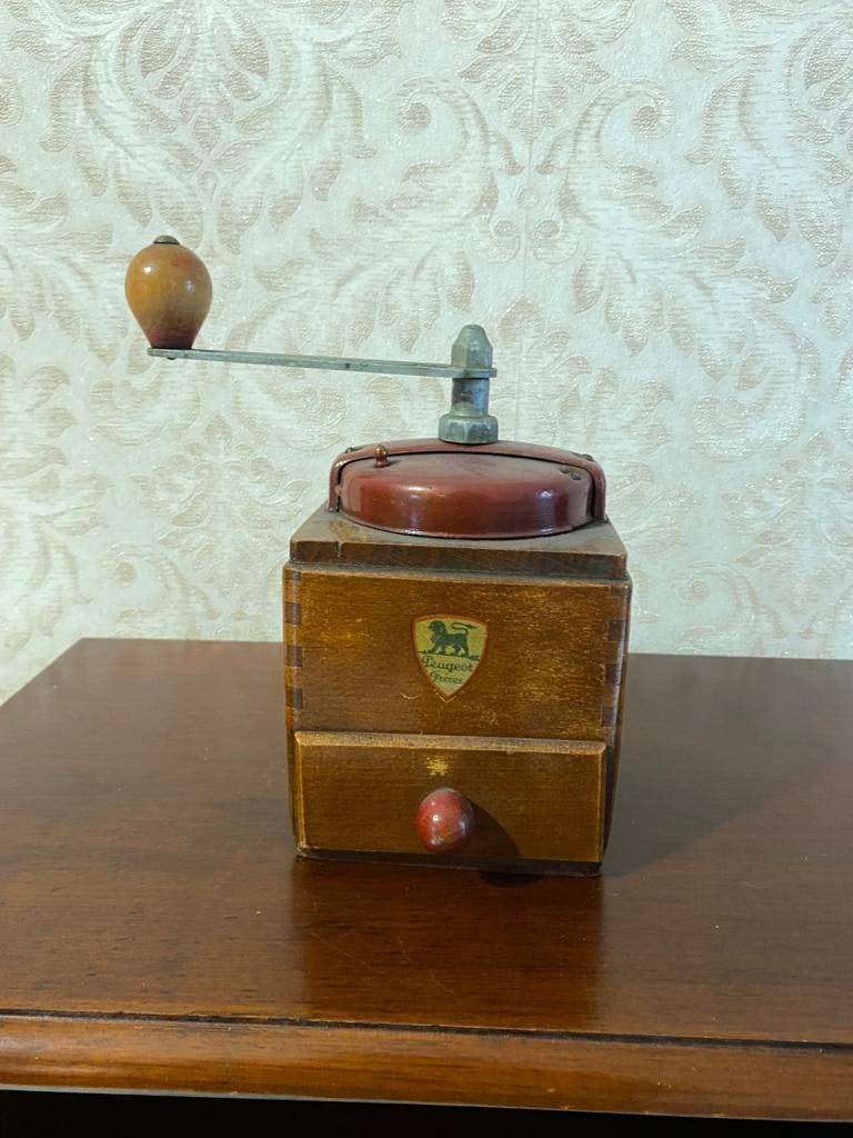 Antieke Peugeot Frères koffiemolen – groot toonbankmodel, Ophalen