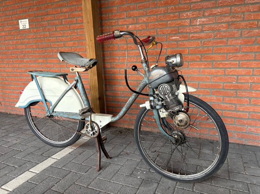 Vintage Vlandria bromfiets – jaren ’60 klassieker, Fietsen en Brommers, Brommers | Solex, Ophalen, Gebruikt, Klasse A (25 km/u)