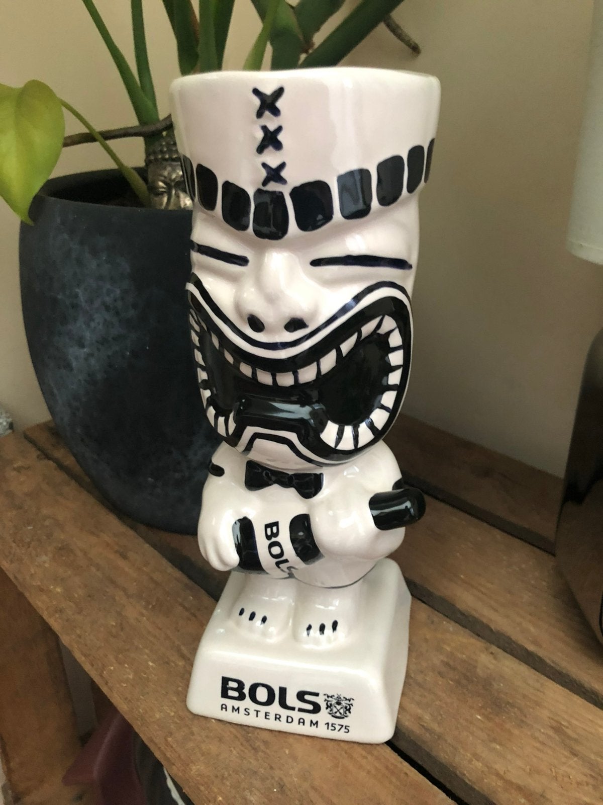 Tiki bols beeldje beker, Ophalen of Verzenden, Zo goed als nieuw