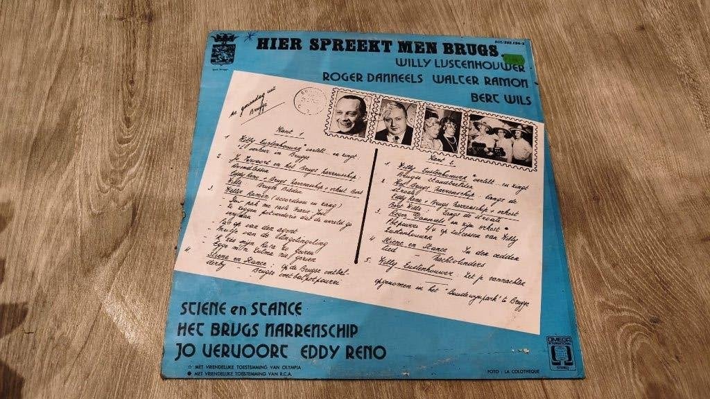 LP Hier spreekt men Brugs – Brugse Dialect, Cd's en Dvd's, LP, Gebruikt, Ophalen of Verzenden, Streekmuziek