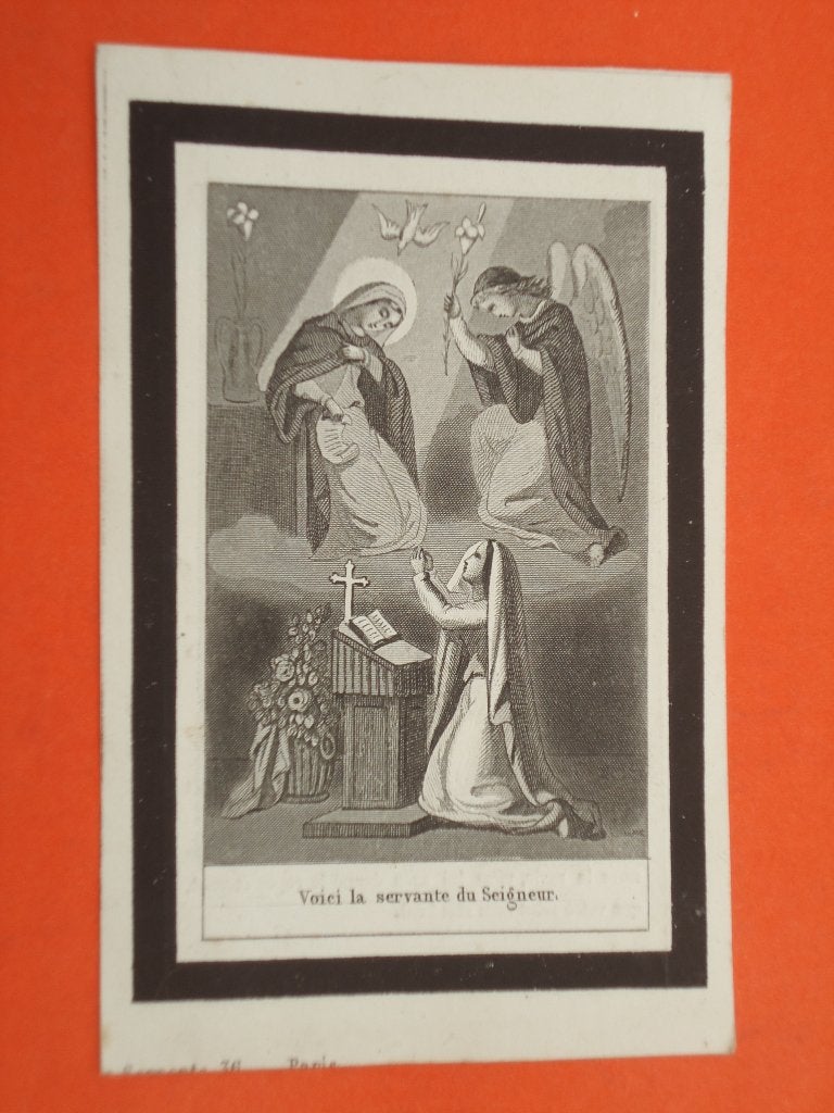 Themon Englebert Née à Ath 1838 décédé à Verviers 1870, Collections, Enlèvement ou Envoi, Image pieuse