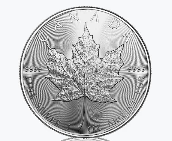 1 troy ounce Maple Leaf zilver, Postzegels en Munten, Ophalen, Noord-Amerika, Losse munt, Zilver