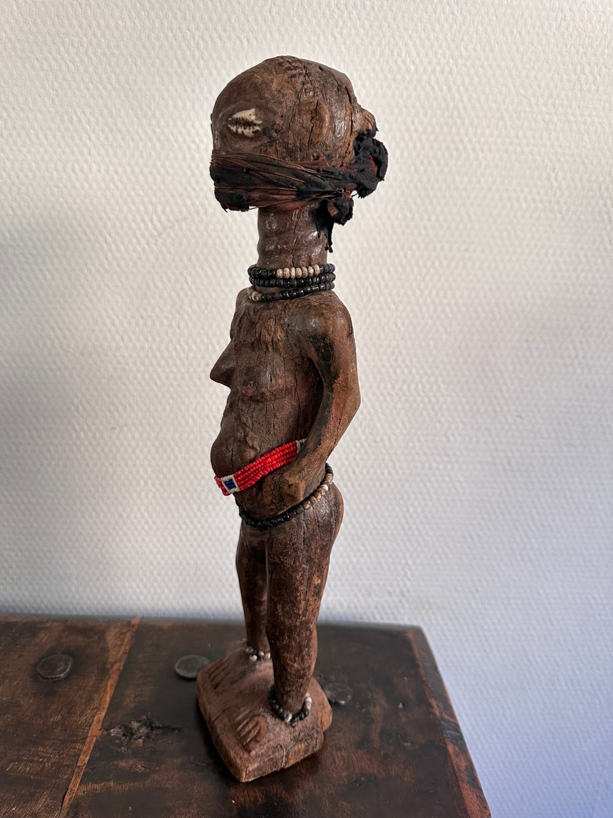 HEMBA Voodoo statuette privé collectie Bakwanga 1910, Antiek en Kunst, Afrika, Ophalen of Verzenden, Beeld