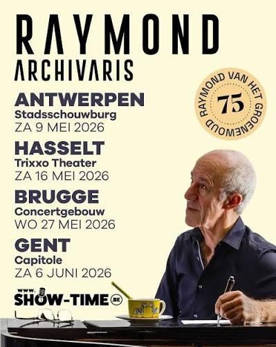 3 tickets voor Raymond van het Groenewoud in Hasselt, Tickets en Kaartjes