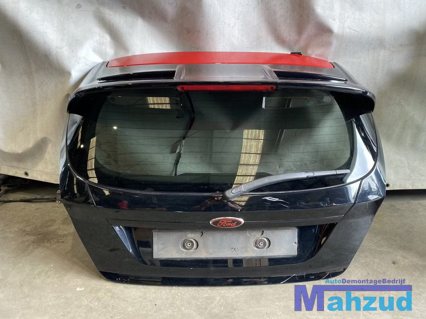 FORD FIESTA 6 Zwart achterklep 3 deurs 2008-2016, Arrière, Info@ford.com, Porte, Ford Motor Company