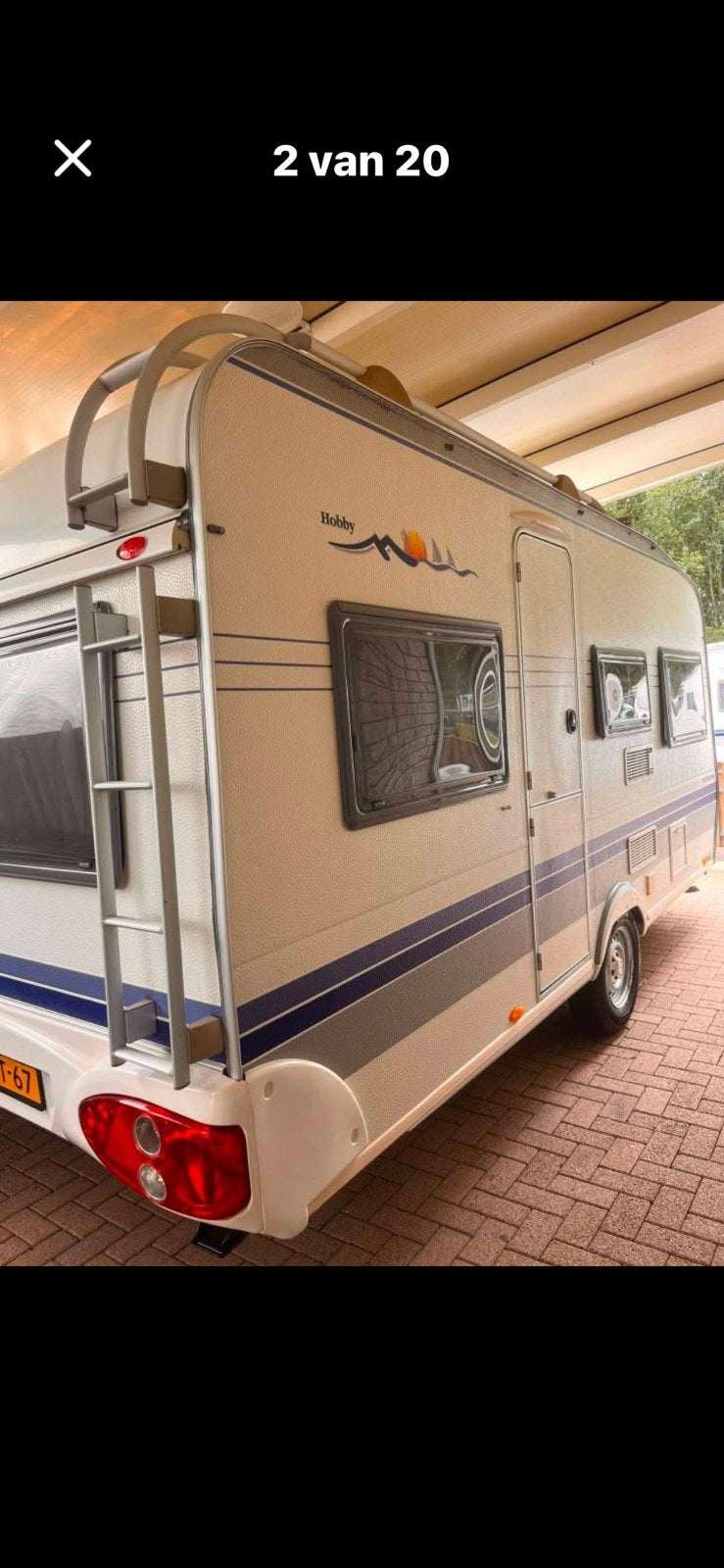 hobby excellent easy 460. bj 2005, Caravans en Kamperen, Bedrijf, Kachel, Hobby