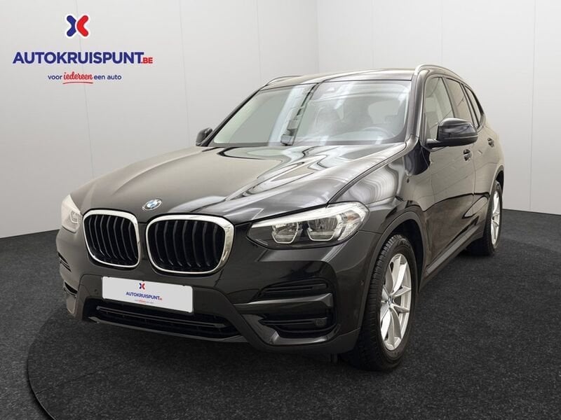 BMW X3 2.0 D, Auto's, BMW, 4 cilinders, 136 pk, Zwart, Leder