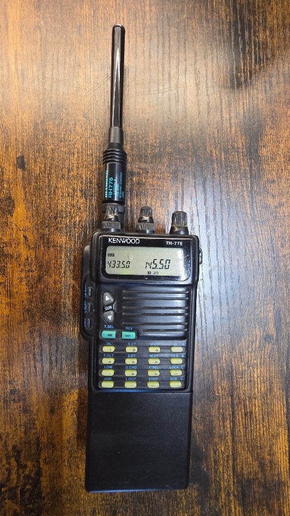 Kenwood TH-77e vintage, dualband, Telecommunicatie, Ophalen of Verzenden, Gebruikt, Portofoon of Walkie-talkie
