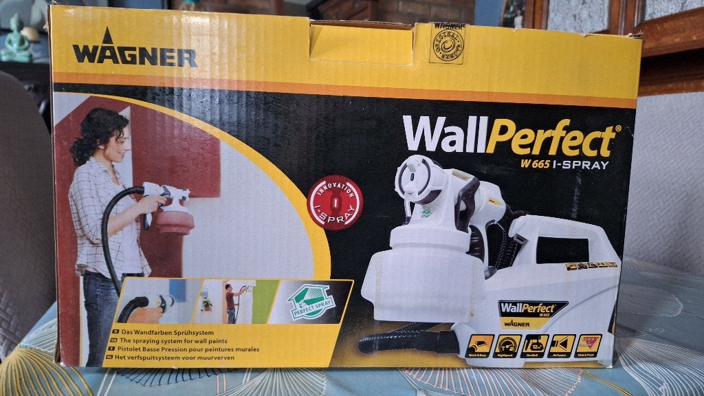 Pistolet de peinture Wagner WallPerfect 665 I-SPRAY neuf, Doe-het-zelf en Bouw, Schildersmaterialen, Ophalen, Nieuw, Verfspuit of Verfpomp