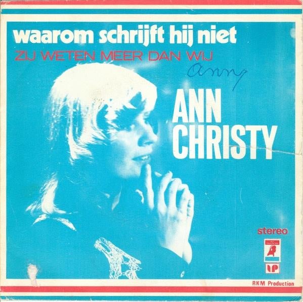 ann christy, Cd's en Dvd's, Vinyl | Nederlandstalig, Ophalen of Verzenden, 7 inch