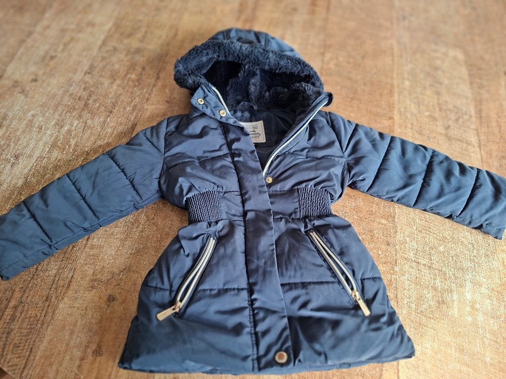 Winterjas meisjes maat 104, Ophalen, Gebruikt, Meisje, Jas