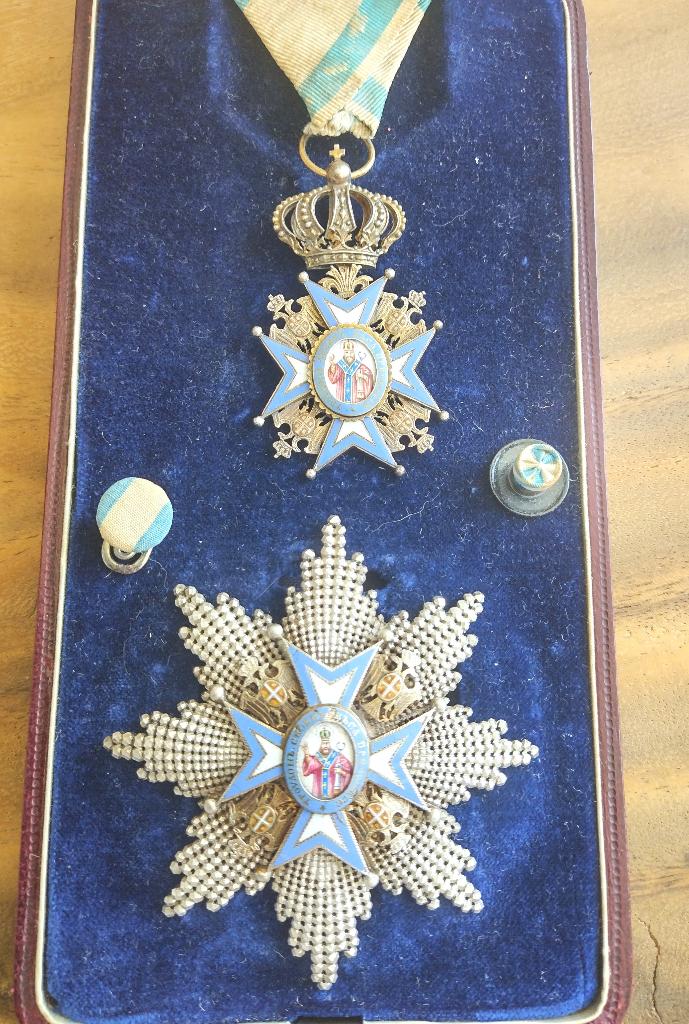 Très rare Saint Sava Grand Officier Robe rouge, Enlèvement ou Envoi