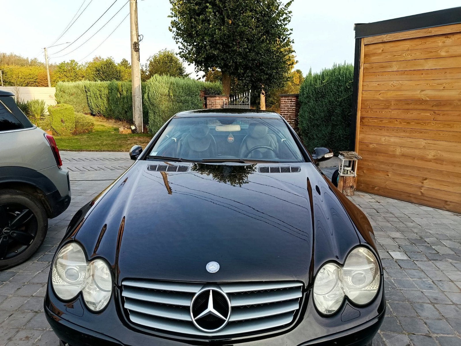 Superbe Mercedes 500 SL V8 R230 de 2001, Cuir, Achat, Volant multifonction, 2 portes