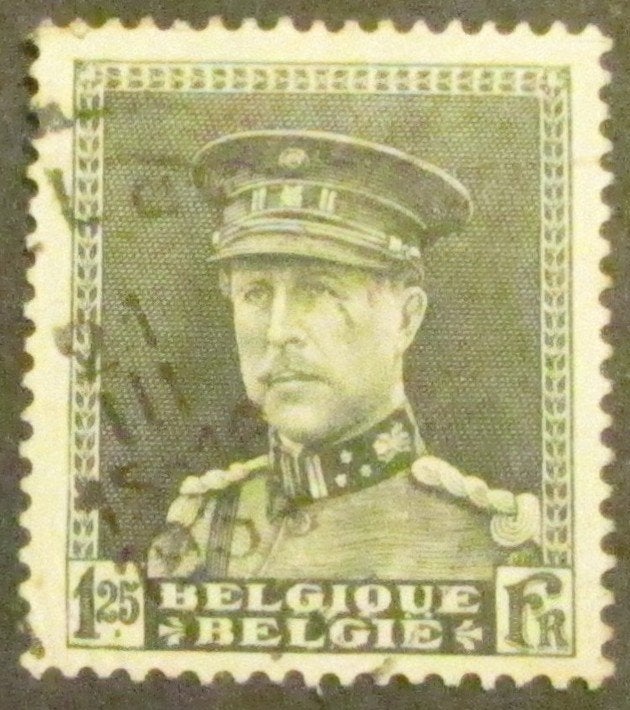 1,25 frank OBC 318 afgestempeld, Met stempel, Koninklijk huis, Frankeerzegel, Ophalen of Verzenden