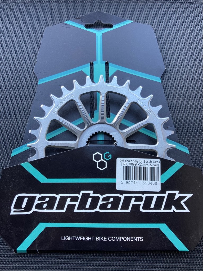 Plateau Garbaruk Bosch Gen 4/5 Direct Mount Silver 32 dents, Vélos & Vélomoteurs, Vélos Pièces, Neuf, Pédalier ou Pédales, Garbaruk