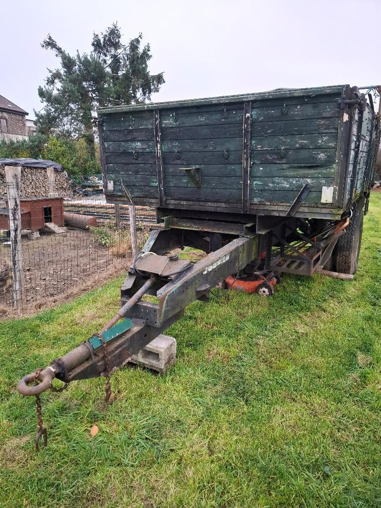 Benne basculante / remorque pour tracteur, Ophalen