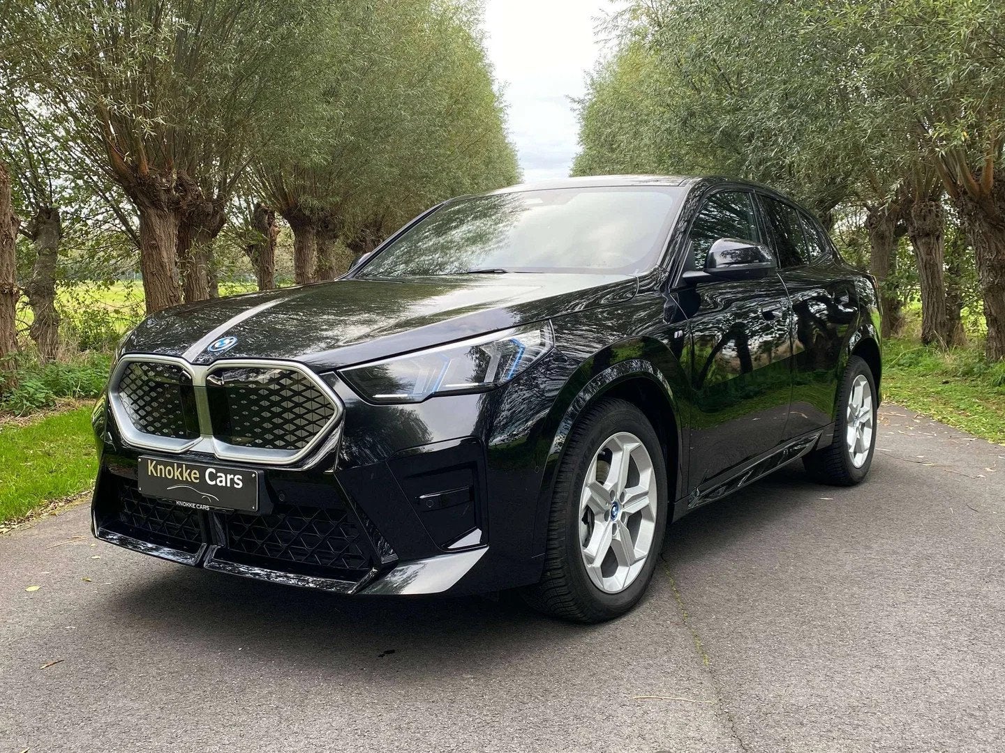 BMW iX2 M Edition,Leder Sport,Navigatie,Harmon muziek,LED Li, Auto's, Automaat, Zwart, Leder, 5 zetels