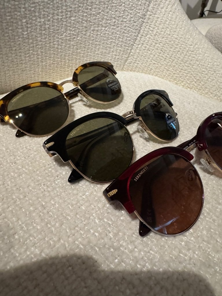 NIEUWE Serengeti Clubmaster zonnebril in 3 kleuren polarized, Neuf, Enlèvement ou Envoi, Autres couleurs, Ray-Ban