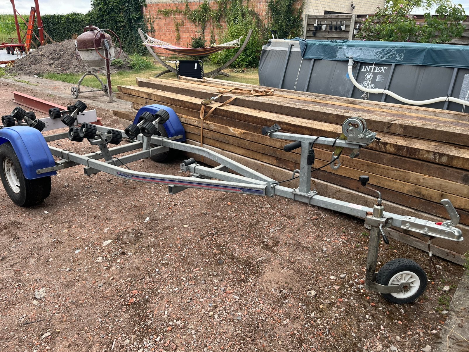 Jetski trailer indespension, Ophalen, Minder dan 1500 kg, Gebruikt, Jetskitrailer