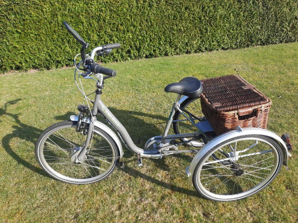 Elektrische driewieler Tri-bike, Ophalen