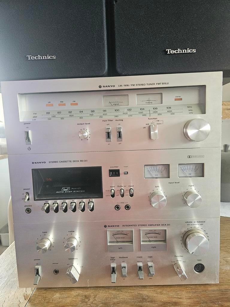 Sanyo stereo keten (werkt perfect), Enlèvement