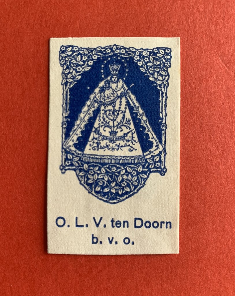 Relikwie Relique O.L.Vrouw ten Doorn, Ophalen of Verzenden, Gebruikt, Overige typen, Christendom | Katholiek
