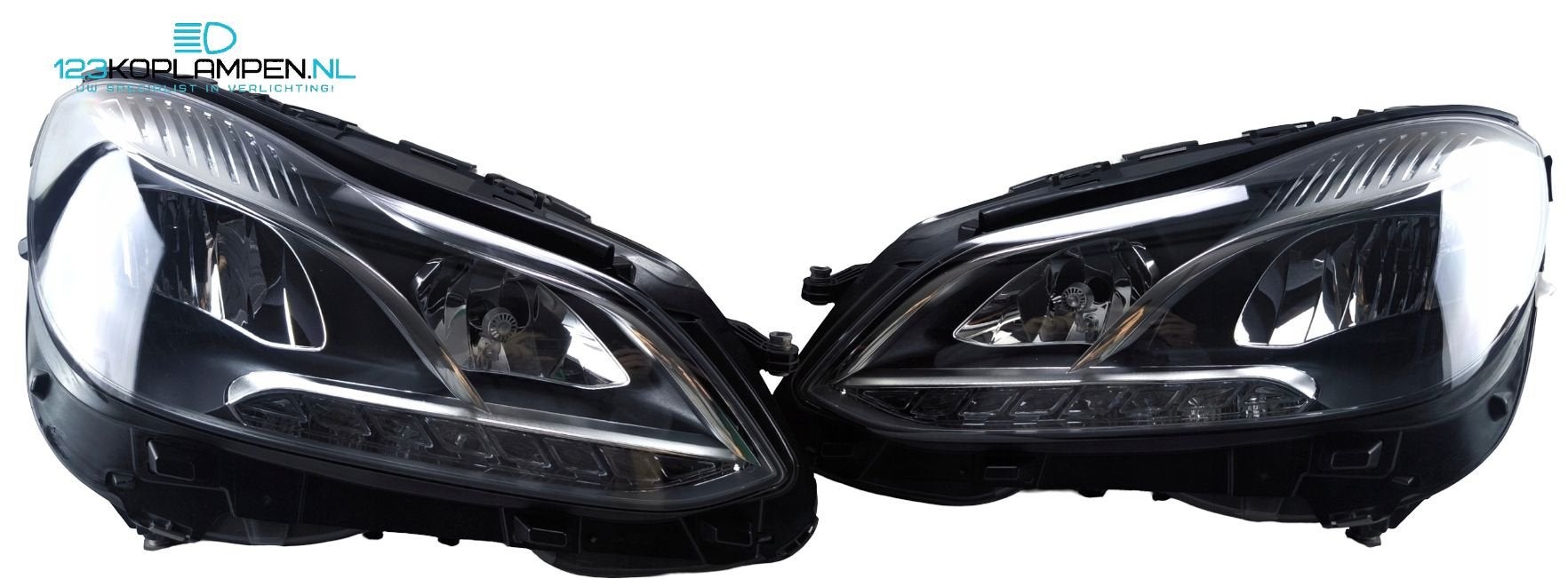 Mercedes E klasse W212 Facelift koplamp links rechts, Gebruikt, -, Ophalen of Verzenden, -