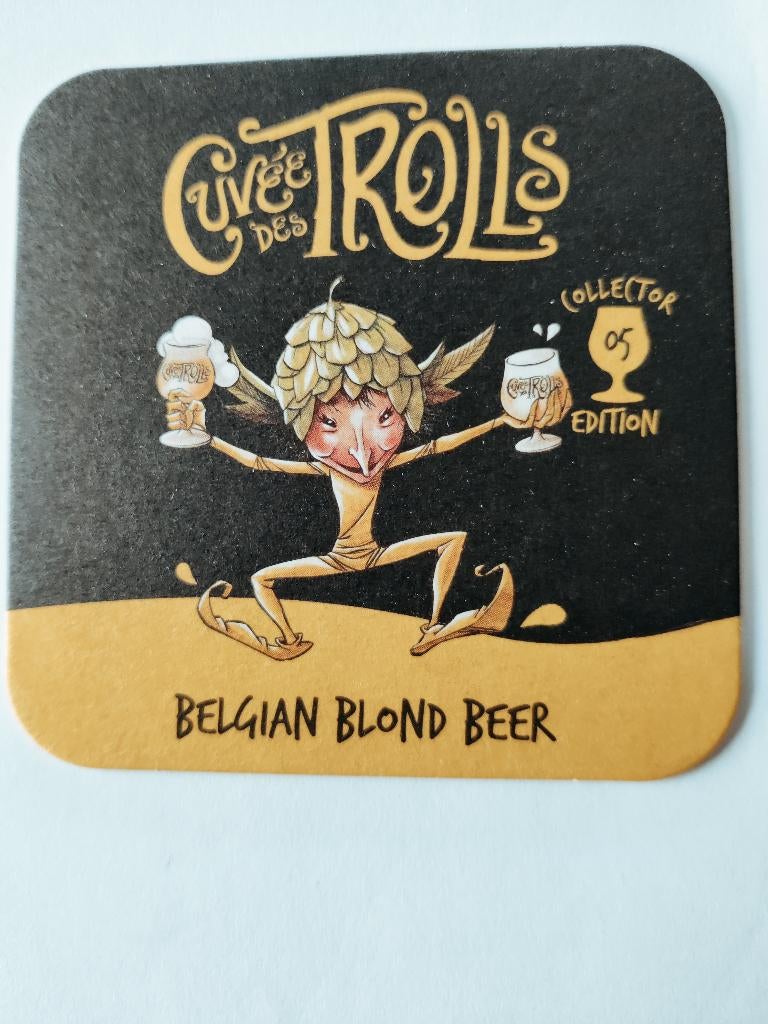 Bierviltje Cuvée des trolls R/V, Verzamelen, Ophalen of Verzenden, Nieuw, Viltje(s), Overige merken