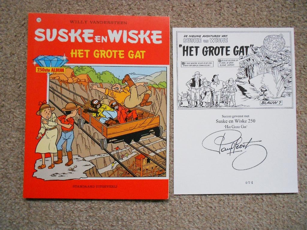 Suske en Wiske - Het Grote Gat + bijlagen - nr 074 - sc 1996, Boeken, Willy Vandersteen, Eén stripboek, Nieuw, Ophalen of Verzenden
