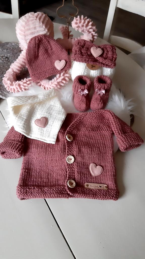 Petit ensemble bébé fille 1/3mois, Kinderen en Baby's, Babykleding | Maat 62, Ophalen of Verzenden, Meisje, Setje