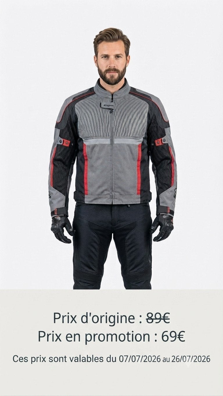 Veste de Moto d'ete textile cordura 600D neuf CE protecteurs, Envoi, Neuf, avec ticket, Femmes, Manteau | tissu