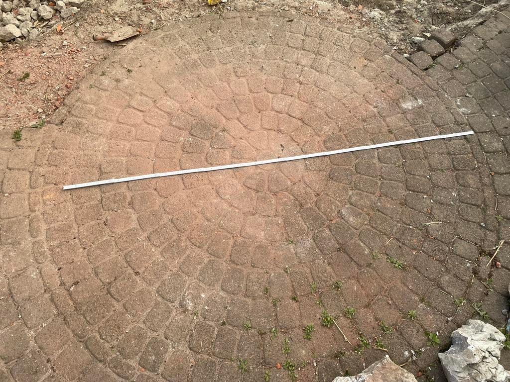 Rond terras in klinkers, Enlèvement, Comme neuf