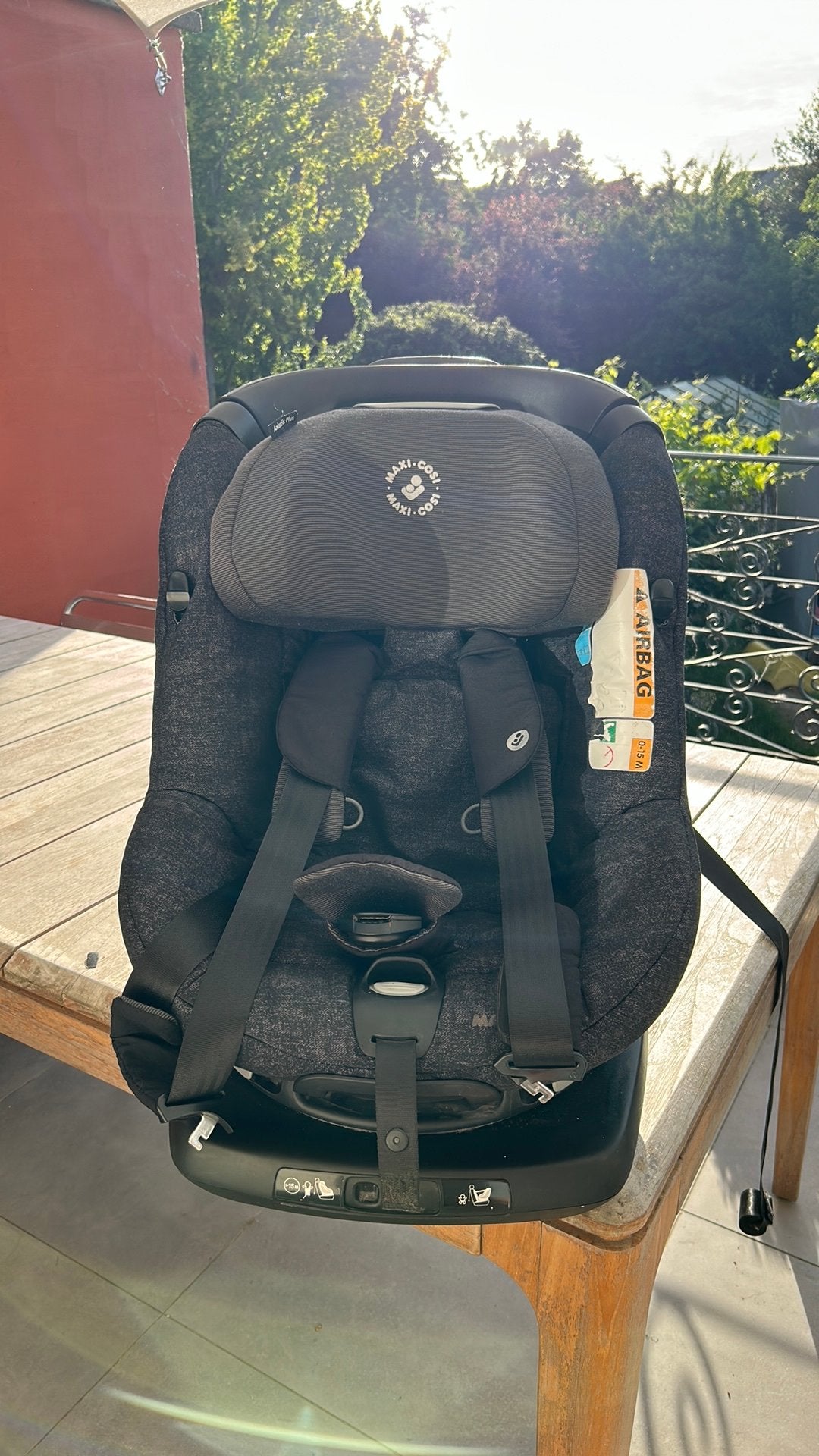 Maxi-Cosi AxissFix autostoeltje – Donkergrijs, Kinderen en Baby's, Autostoeltjes, Zo goed als nieuw, Maxi-Cosi, Isofix, Ophalen