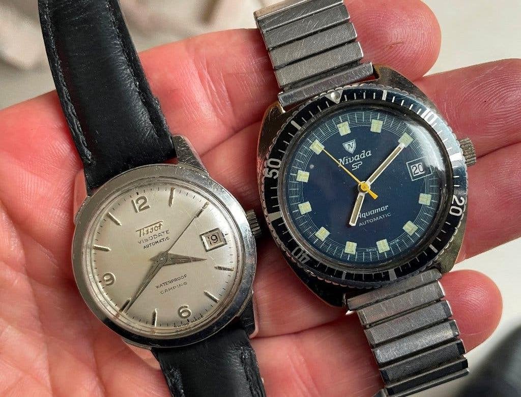 Montre TISSOT et NIVADA Aquamar automatique, Enlèvement