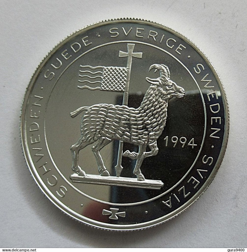 Zweden 20 ecu 1994, Verzenden, Zilver
