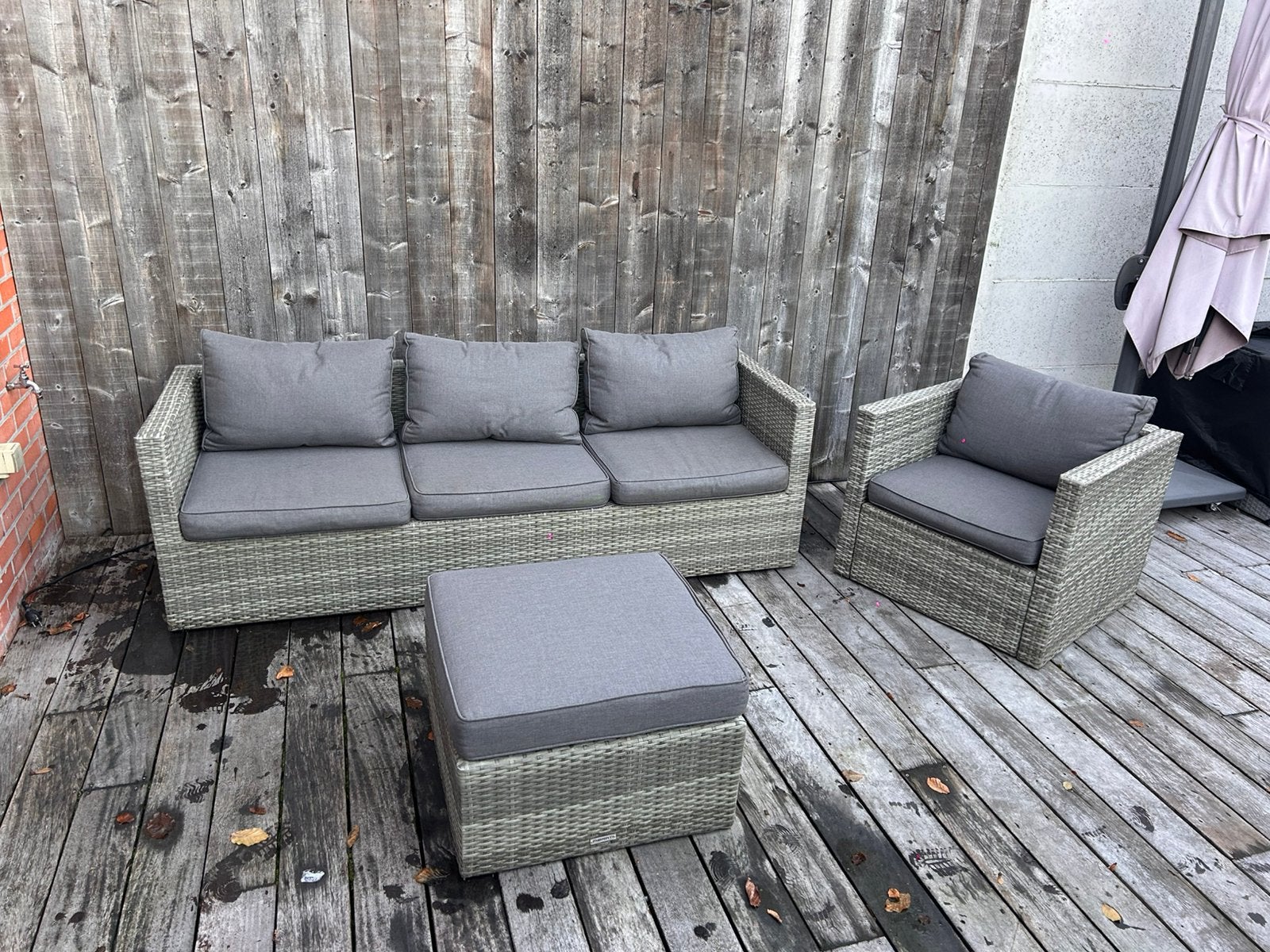 Lounge set te koop, Tuin en Terras, Ophalen, Zo goed als nieuw