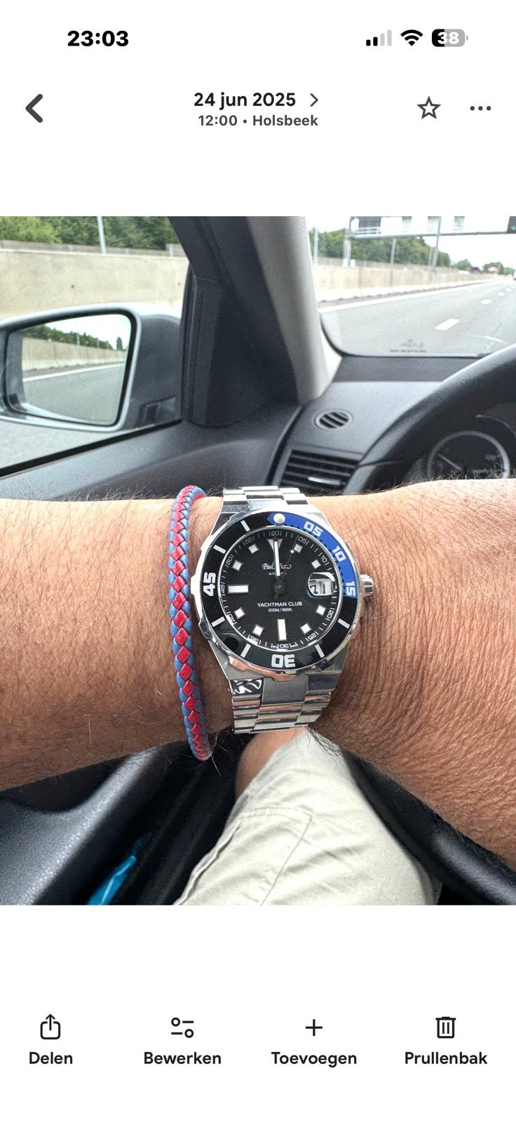 paul picot yachtman club automatic, Ophalen, Staal, Staal, Polshorloge