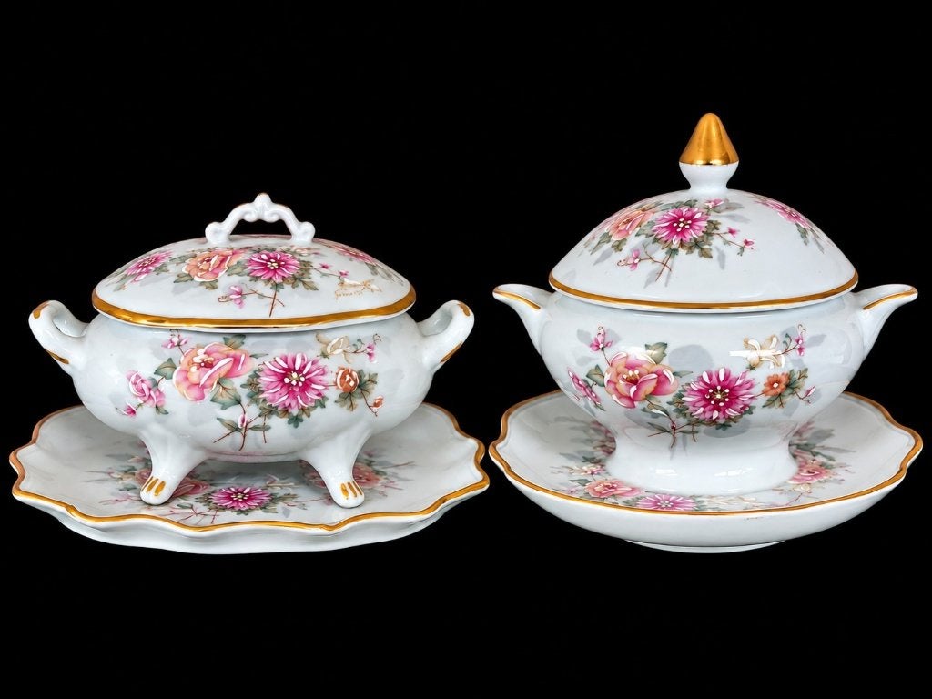 Soepterinne + sierpotje Limoges, Ophalen