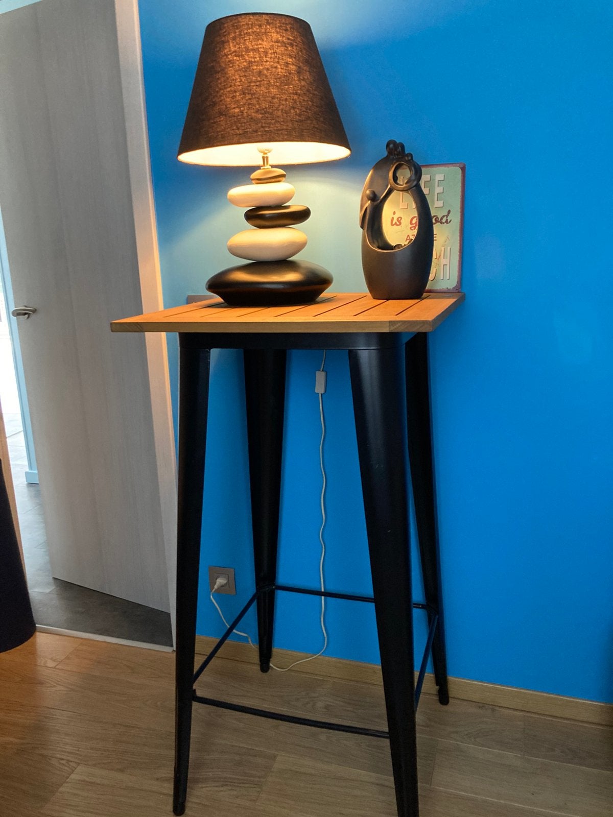 Table haute de decoration ou mange debout, Maison & Meubles, Tables | Tables mange-debout, Enlèvement, Comme neuf
