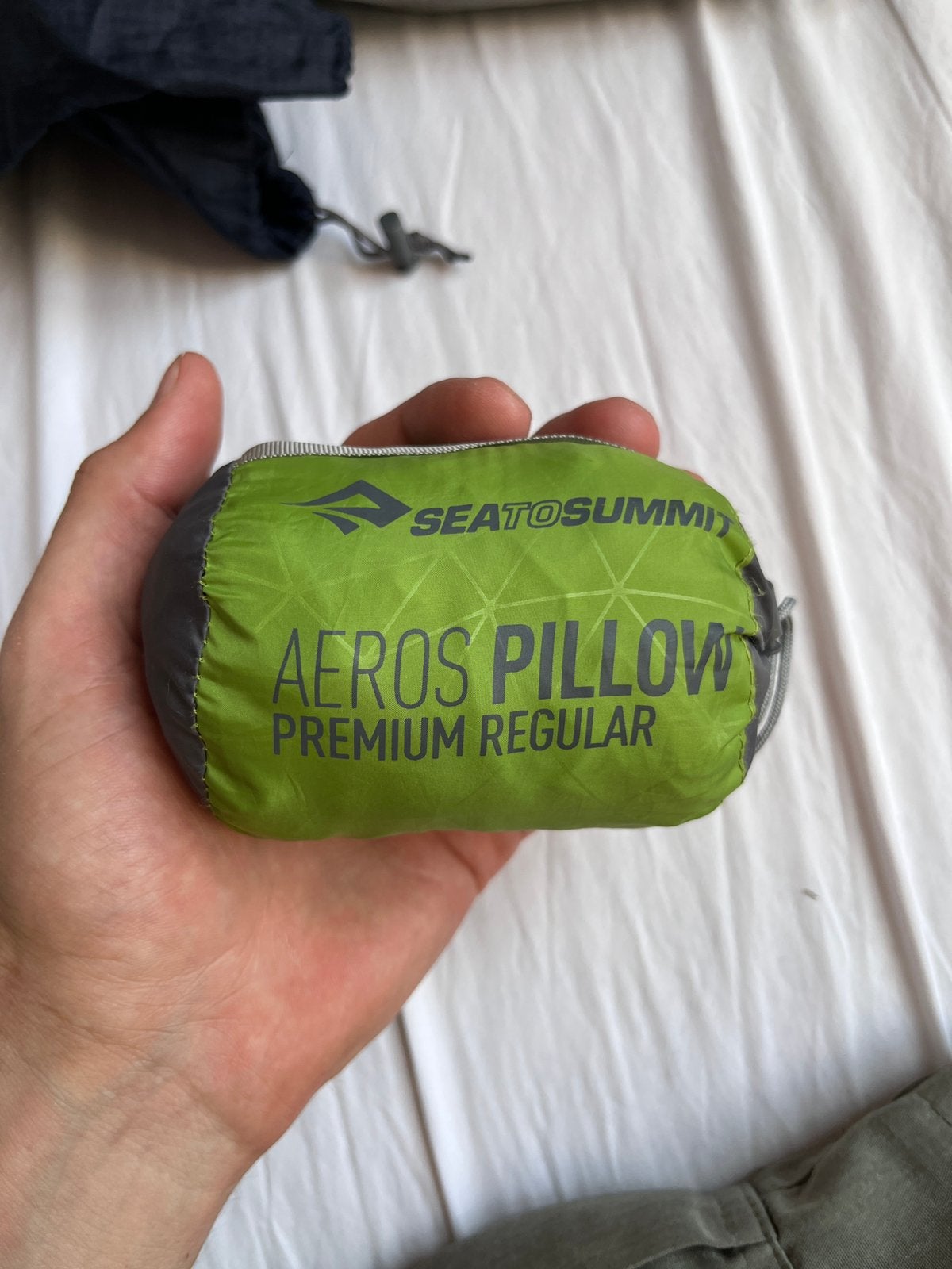 Sea To Summit Aeros Premium Regular kussen, Caravans en Kamperen, Slaapzakken, Ophalen of Verzenden, Zo goed als nieuw
