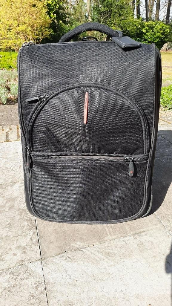 Samsonite valies, Ophalen, Gebruikt, Zacht kunststof, Wieltjes
