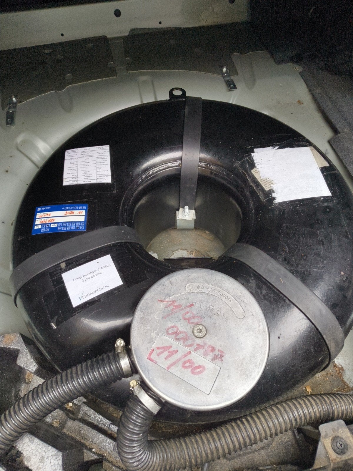 Lpg tank gekeurd op November 2024, Enlèvement