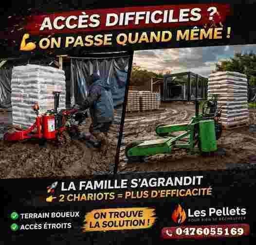 Palette de pellets 100% résineux paiement à la livraison, 6 m³ ou plus, Envoi, Autres essences de bois