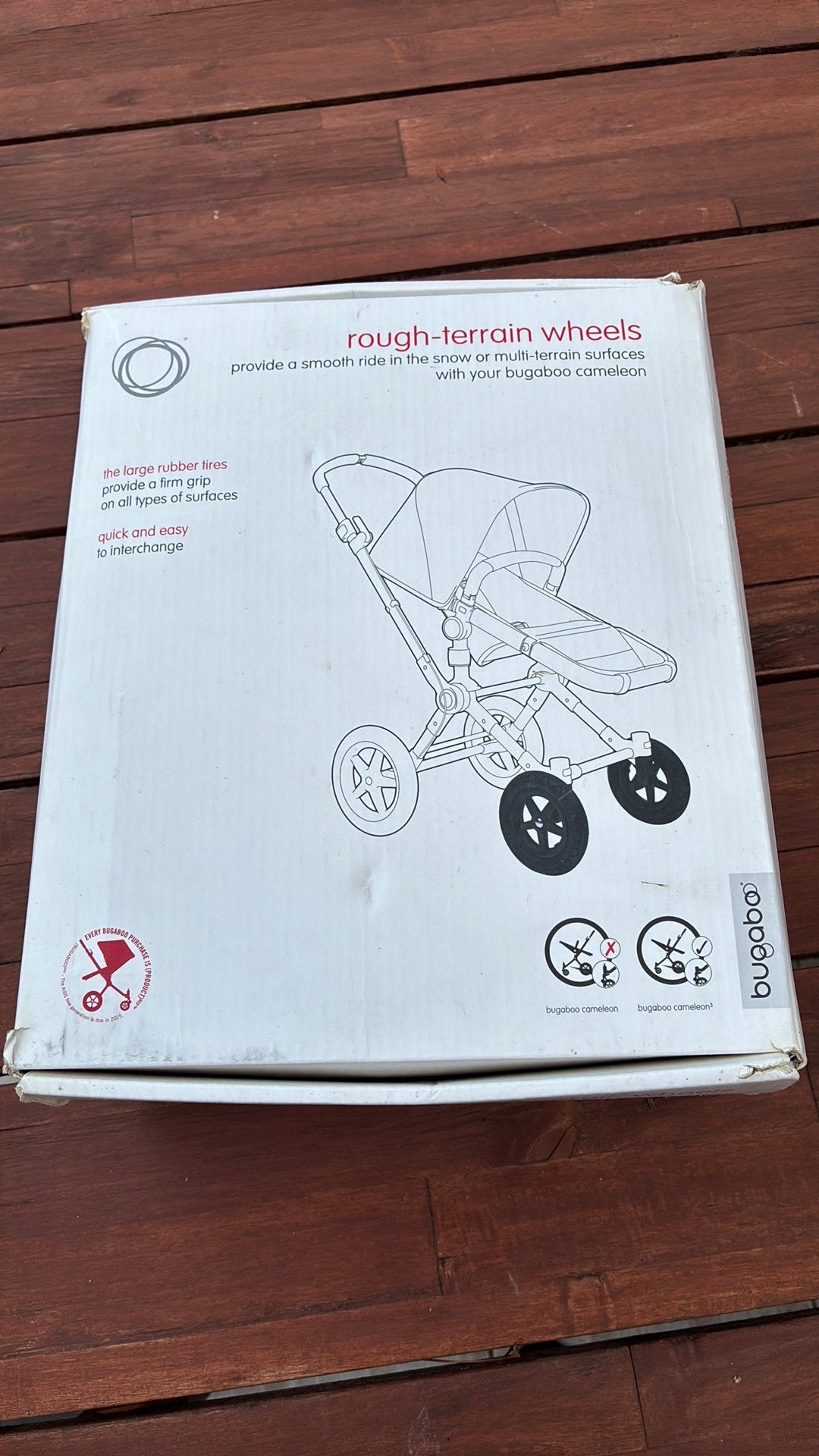Bugaboo cameleon3 ruig terrein wielen, Ophalen of Verzenden, Zo goed als nieuw, Bugaboo