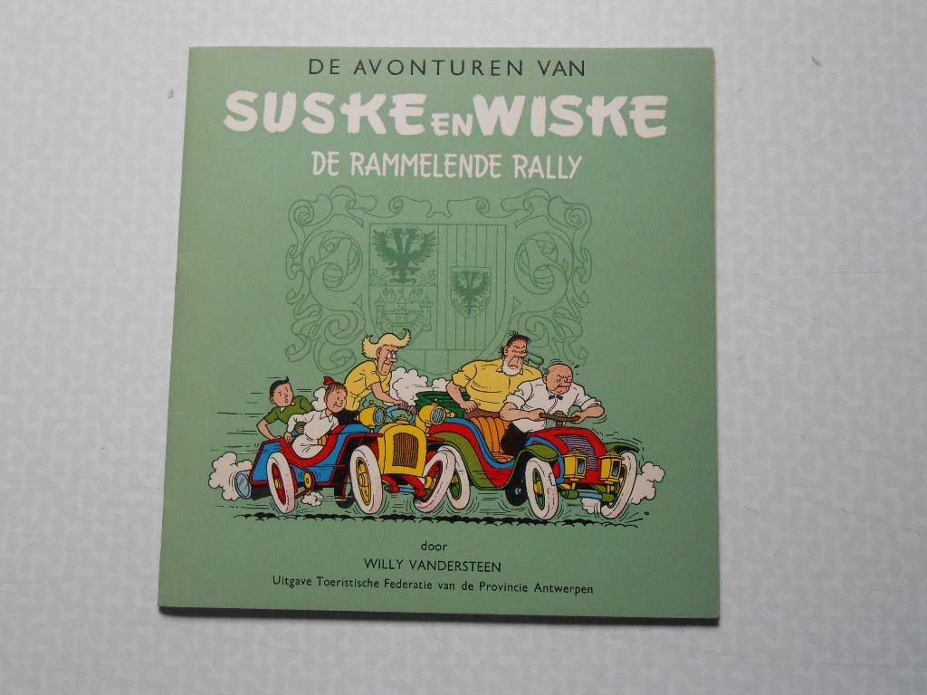 De rammelende rally  1957 1 ste druk., Boeken, Willy Vandersteen, Eén stripboek, Nieuw, Ophalen of Verzenden