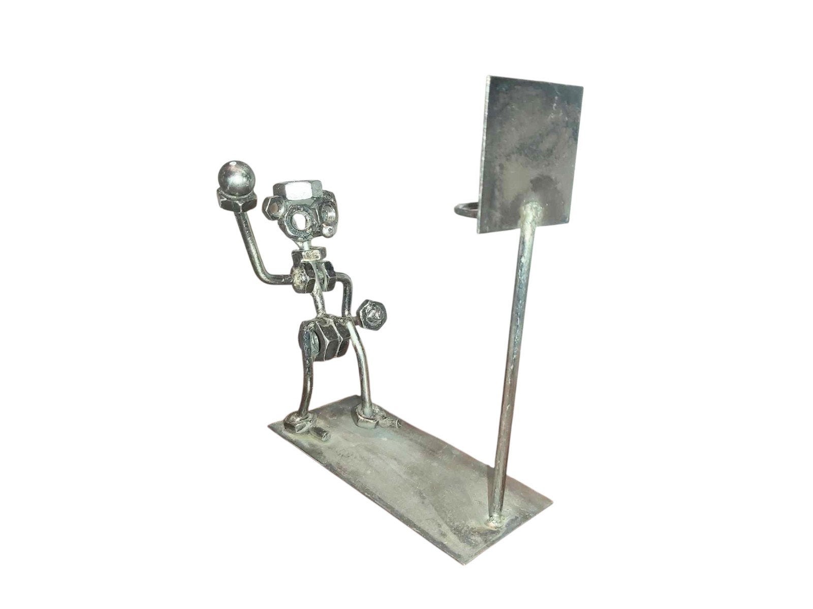 Nut & Bolt Art — Ballon de basket unique en forme de sculptu, Enlèvement ou Envoi