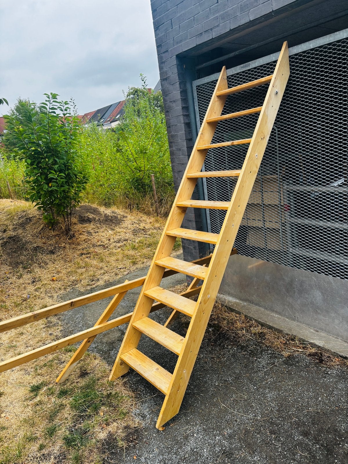 Houten trap, Doe-het-zelf en Bouw, Ophalen, Gebruikt, Trap, 2 tot 4 meter