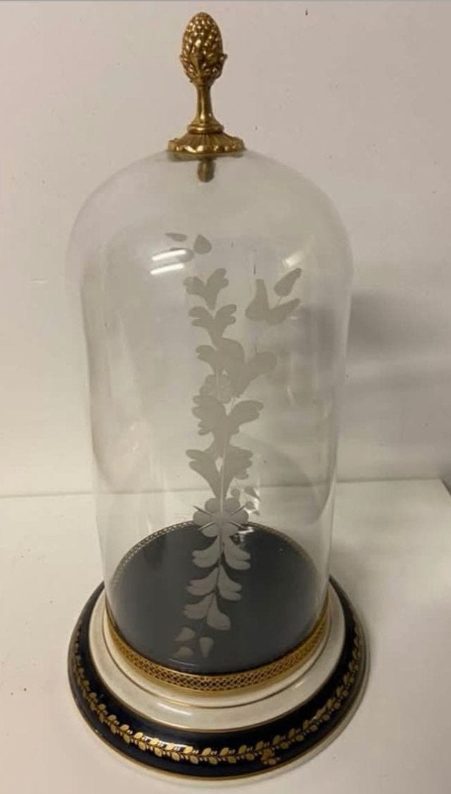 Zeldzame Vintage Limoges Porseleinen Stolp - Handgeschilderd, Antiek en Kunst, Ophalen