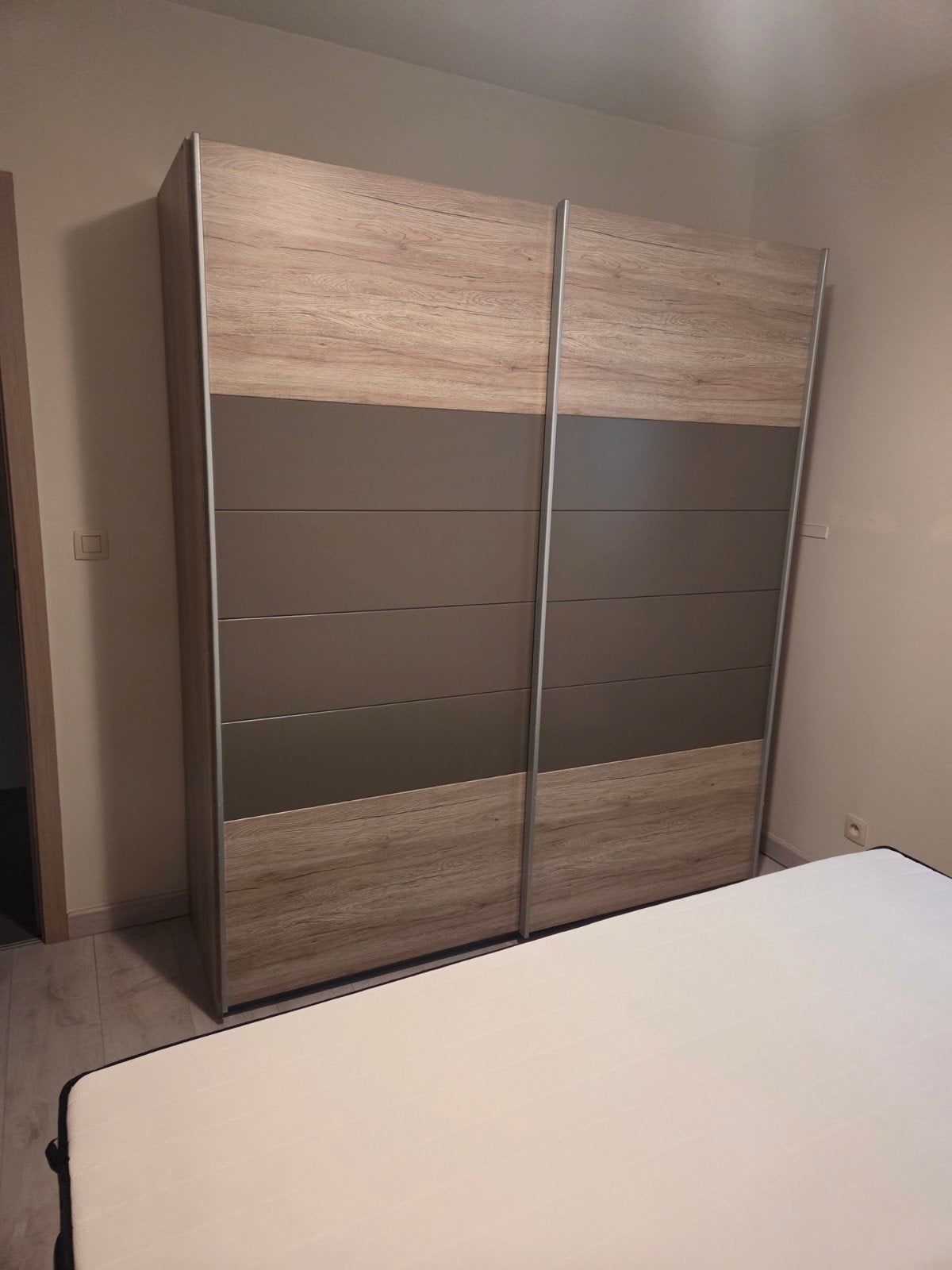 volledige slaapkamer, Huis en Inrichting, Kasten | Kleerkasten, Ophalen, Zo goed als nieuw, Modern