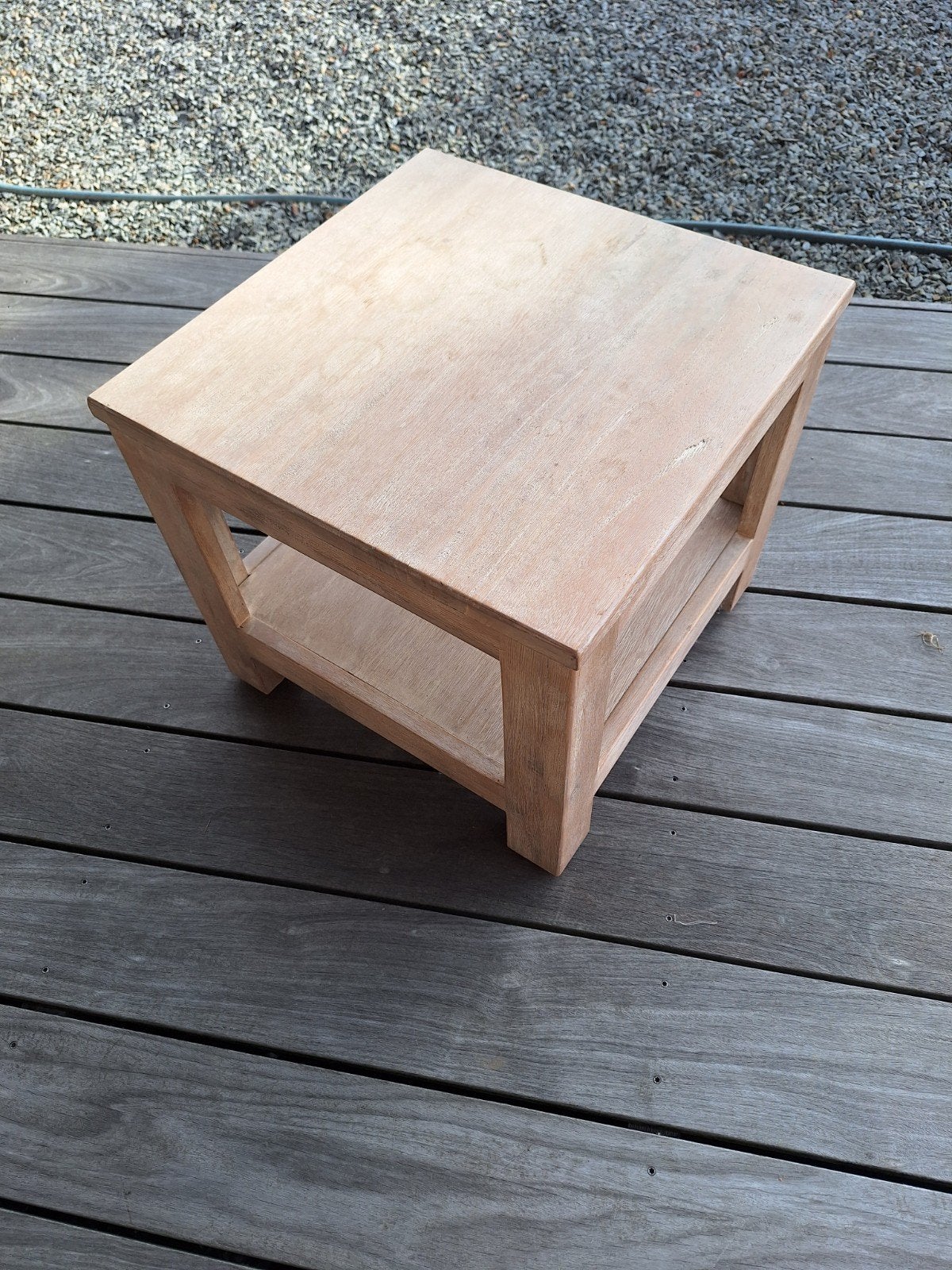 Bijzet tafeltje, Ophalen, Minder dan 50 cm, Gebruikt, Vierkant